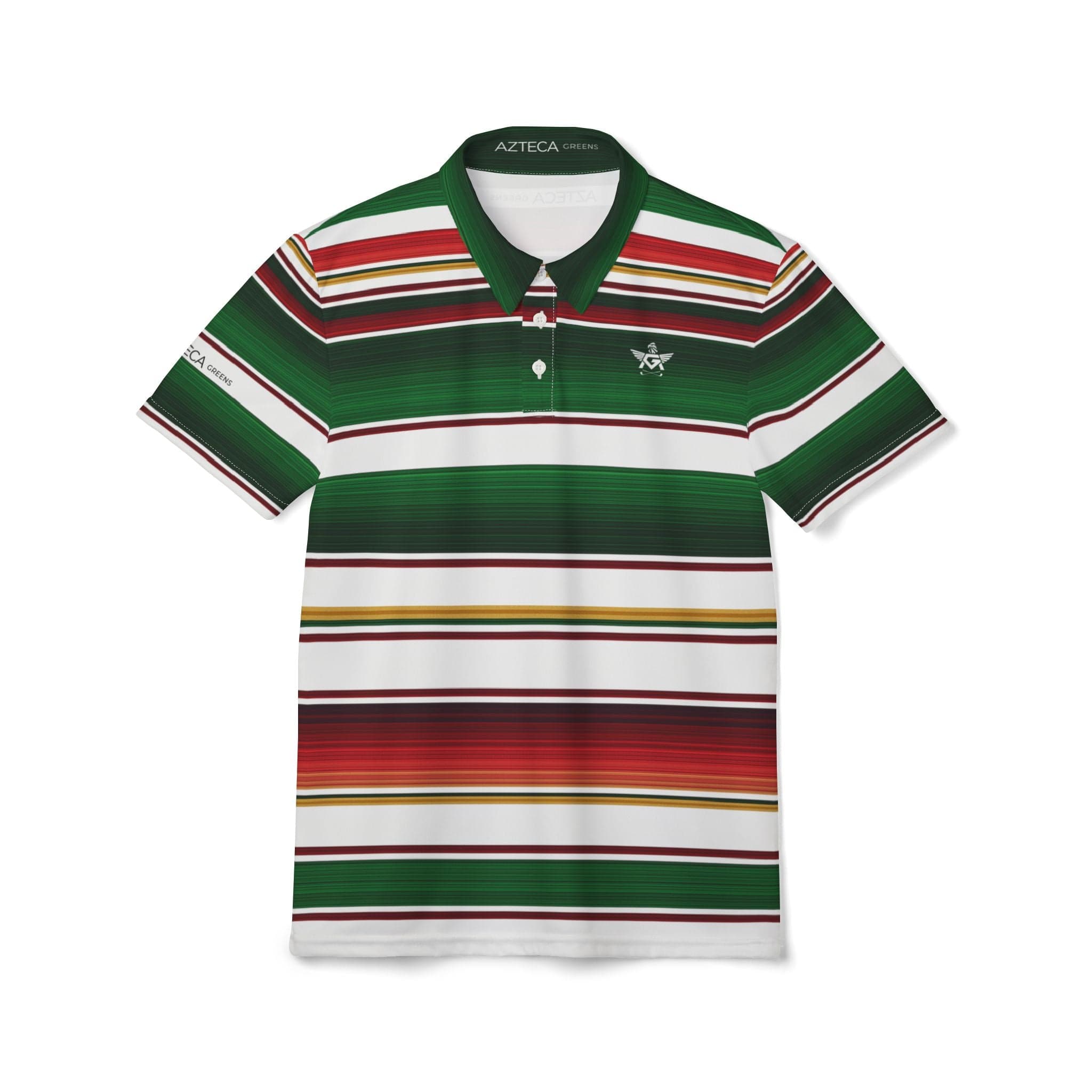 Azteca Greens Serape Polo - Image 1