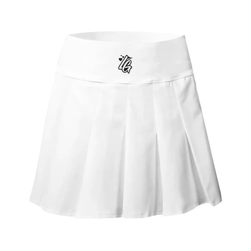 White Pleated Golf Skirt | Las Golfers Icon Women’s Golf Skirt - Image 1